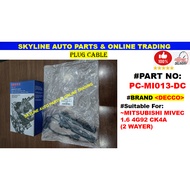 Plug Cable / Plug Wire *Brand DECCO* Mitsubishi Mivec 1.6 4G92 CK4A (2 Wayer)