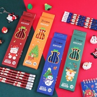 6pcs Christmas HB Pencil Cute Christmas HB Pencil Christmas Hadiah Jimat 6支装圣诞铅笔圣诞礼物