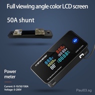 LIGHTTIME DC 0-200V Voltmeter Ammeter KWS Power Energy Meter LED Digital DC Wattmeter Electric Meter
