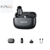 Mini Wireless Lavalier Microphone Smart Noise Reduction AI Voice Changer for Smartphone DSLR Cameras