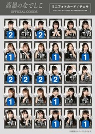 高嶺のなでしこ TAKANE NO NADESHIKO 高嶺撫子 2024衣裝 Mini Photo Card 小卡 相片