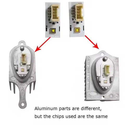 White DRL Boards For 2011-2014 Audi A1 S1 Xenon Headlight LED Daytime Running Light Chip 8X0998475 8