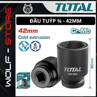 3/4 Inch 42mm Impact Socket Head TOTAL THHISD3442L Specialized Durable