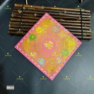 Nine-Color Nine-Turn Lotus Gold Ingot Paper Color Gilded Lotus Paper 19 * 19cm Fold Lotus Lamp Ingot