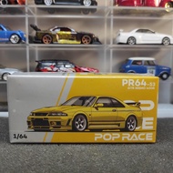 Pop Race 53 Nissan Skyline GTR R33 Nismo 400R Yellow