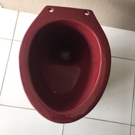 C16/Closet Duduk Siram Ina C-16 Maron(Tanpa Tutup)