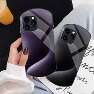 Phone Case iPhone 16 ProMax Line quicksand Glass Shockproof Hard Casing for iPhone 16E 15Pro Plus iP