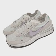 Nike 休閒鞋 Waffle One 麂皮 運動 女鞋 基本款 舒適 簡約 小SACAI 穿搭 灰 紫 DC2533101 23cm GREY/PURPLE