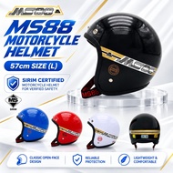 MS88 Original Helmets Tali Tulisan Merah Merah Biru Hitam Putih Visors tinted black Gold