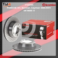 Brembo จานเบรคหน้า UV coated PORSCHE 911 Boxster Cayman (996-997) 09 6665 11