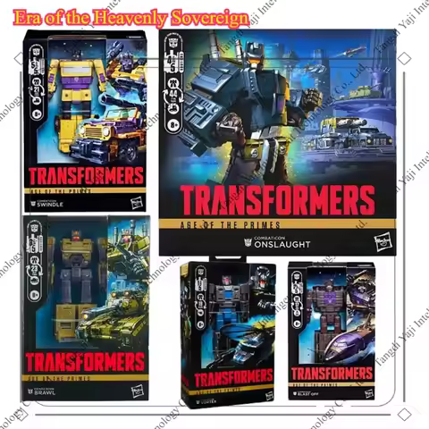 In Stock Transformation Toys Age of The Primes Bruticus Vortex Blast Off Brawl Onslaught Swindle Act