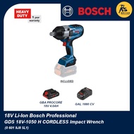 BOSCH 18V GDS 18V-1050 H Cordless Impact Wrench Professional ( 0 601 9J8 5L1 )
