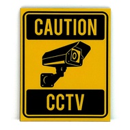 CAUTION CCTV SIGN/SIGNAGE | SURVEILLANCE SIGN, SECURITY SIGN, PROTECTION SIGN & WARNING SIGN |