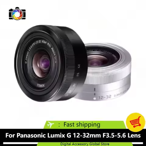 95%New Lumix G 12-32mm f/3.5-5.6 H-FS12032 Lens For Panasonic GF8 GF9 GF10 GX7 GX80 GX85 GX9 G7 G8 G