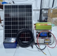 ชุดนอนนาโซล่าเซลล์12V2000W พร้อมแผงโซล่าเซลล์50wและแบตเตอรี่12v12ahพร้อมใช้งานรับประกันเฉพาะแผงโซล่า