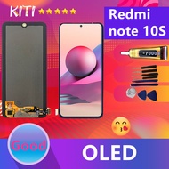 For หน้าจอ LCD พร้อมทัชสกรีน - Xiaomi Redmi Note 10S  (OLED) (ใช้สแกนลายนิ้วมือได้）