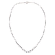 White Gold and 20.00cts Diamond Rivière Necklace