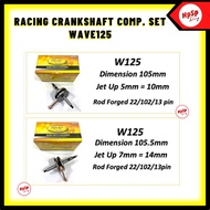 WAVE125 RACING CRANKSHAFT COMPLETE SET HPSP RACING JET 5.00 JET 7.0MM ROD 102L