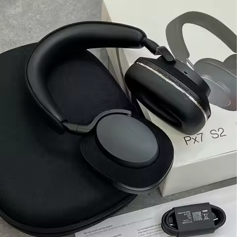 Original Bowers&Wilkins Px7 S2 Wireless Over Ear Headphones Slim&Lightweight 15-Min Quick Charge New