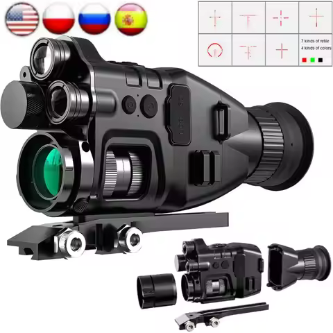 Henbaker Night Vision Moncular CY789 24x30 Night Vision Riflescope Wifi 1080P HD 850nm 940nm Infrare