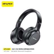 Awei ANC ENC giảm tiếng ồn chủ động Tai nghe bluetooth 40Mm Lớn Điều Khiển Đơn Vị Tai nghe không dây