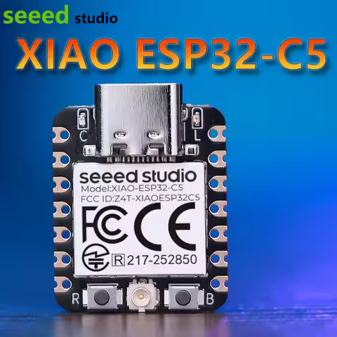 Seeed Studio XIAO ESP32-C5 first XIAO 2.4 GHz and 5 GHz dual-band Wi-Fi 6, Bluetooth 5 (LE), and IEE