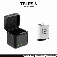 Telesin ที่ชาร์จ Battery GOPRO แบบกล่อง และ Stamina Battery 1ก้อน สำหรับ GOPRO 12/11/10/9