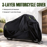 Motorcycle Cover Waterproof Dust UV Motor Cover Protection Rain Dust UV Cover Motor Protective Cover