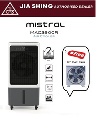Mistral 35L Air Cooler MAC3500R (FREE 12" BOX FAN)