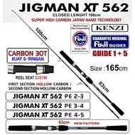 KENZI JIGMAN XT 562 Fuji Guides Hollow Carbon PE2-3 PE3-4 PE 4-5 Jigging Spinning HX Jigging Rod Fis