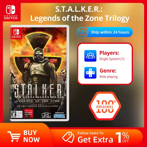 Nintendo Switch Game - S.T.A.L.K.E.R. Legends of the Zone Trilogy - for Switch OLED Lite Console 100