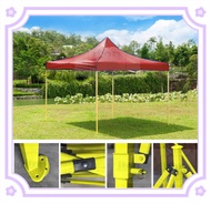 Itop Extra Heavy Duty Canvas 10 x 10 Canopy Tent Heavy Duty Roof 80 cm Market 10 kaki 800D Kanvas Ka