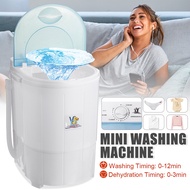 Washer and Dehydration Portable Clothing Laundry Washing Machine 2kg Single Barrel Mini Washing Mach