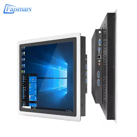 10.4 12.1 15 Inch Embedded Capacitive Touch Screen Panel PC All in One J1900 i3 i5 i7 CPU Industrial