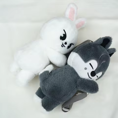 SKZOO Stray Kids Plush Animal Crossbody Bag skzoo Soft and Cute Crossbody Bag Children Adult Fans Bi
