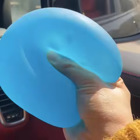 9cm Giant Frosted Maltose Ball Stress Ball Pearl Aurora Candy Ball Anti-Stress Taba Squshy Slow Rebo