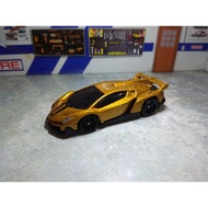 Hotwheels lamborghini veneno gold loose