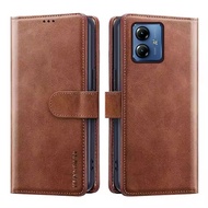 Wallet Phone Case For Motorola Moto G64 G54 G14 5G Power Edition With Card Holder Magnetic Flip Leat