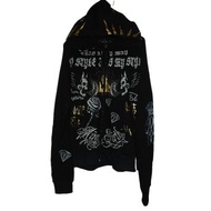 Hoodie bekas minute mirth LD 120cm hitam X hand very good condition rare items