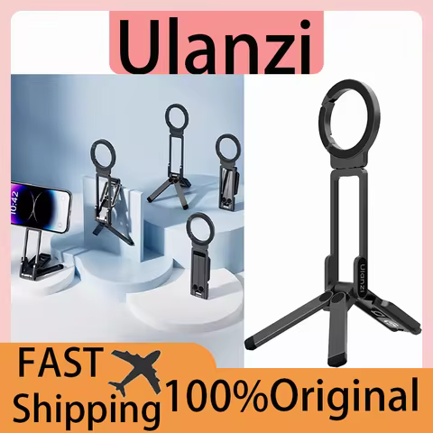 Ulanzi MA38 MagLock Magnetic Phone Stand Phone Holder Aluminum Versatile Magnetic Grip Tripod For iP