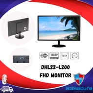 22" Industrial-Grade 1080P LED Monitor: 1920 x 1080 Resolution, 1 HDMI, 1 VGA Input