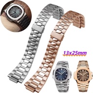316L Stainless Steel Watch Band For Patek Philippe Nautilus 5711 5712 5726 Solid Metal Bracelet Repl