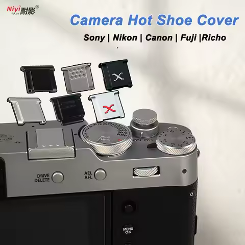 Camera Hot Shoe Cover for Fuji X Sony Nikon Canon Ricoh Metal Hot Shoe Protector Hot Shoe Cap XT30 X