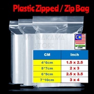 1.5x2.5" 2x3" 2.5x3.5" 3x4" Plastic Zipped Zipper Zip Bag Lock Transparent(Small Size) 100pcs Per Ba