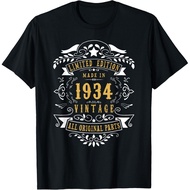 90 Years Old 90Th Birthday Made Born In 1934 Men  Idea Gift T-Shirt