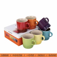 Cool LE CREUSET LE CREUSET Rainbow Mug Macaron Six-Piece Set Ceramic Cup Tableware Set Combination H
