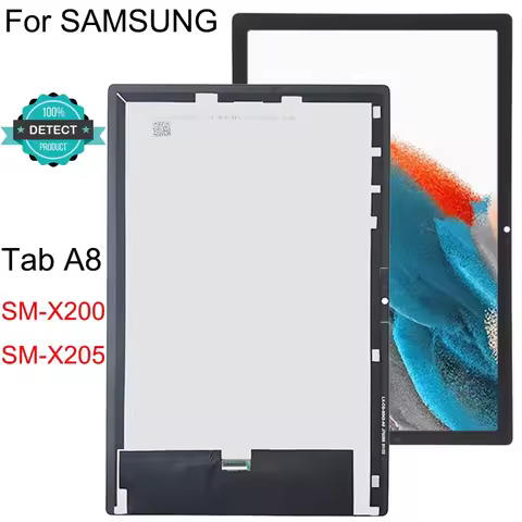 New for Samsung Galaxy Tab A8 SM-X200 SM-X205 X200 X205 10.5" LCD Display Touch Screen Digitizer Gla