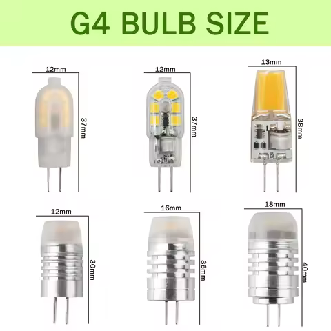 5-50pcs High Light LED G4 MINI AC DC 12V 24V Low Power 1.2W 1.4W 1.5W 2W 3W Efficiency Strobe for Cr