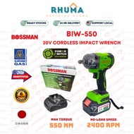 *RHUMA* BOSSMAN BIW550 20V CORDLESS IMPACT DRIVER IMPACT WRENCH 550NM