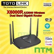 TOTOLINK AX3000 X6000R Wireless Dual Band Gigabit Wi-Fi 6 Router Parental Control WPA3 Full Gigabit 